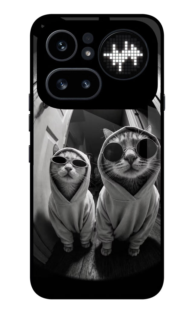 Hood Cats Nothing Phone 4a Pro Glass Case