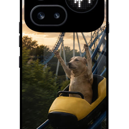 Rollercoaster Dog Nothing Phone 4a Pro Glass Case