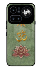 Om & Lotus Nothing Phone 4a Pro Glass Case