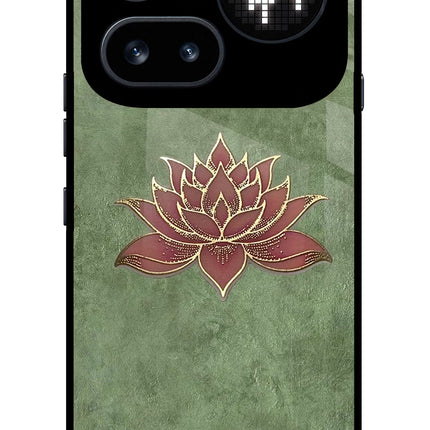 Lotus Grace Nothing Phone 4a Pro Glass Case