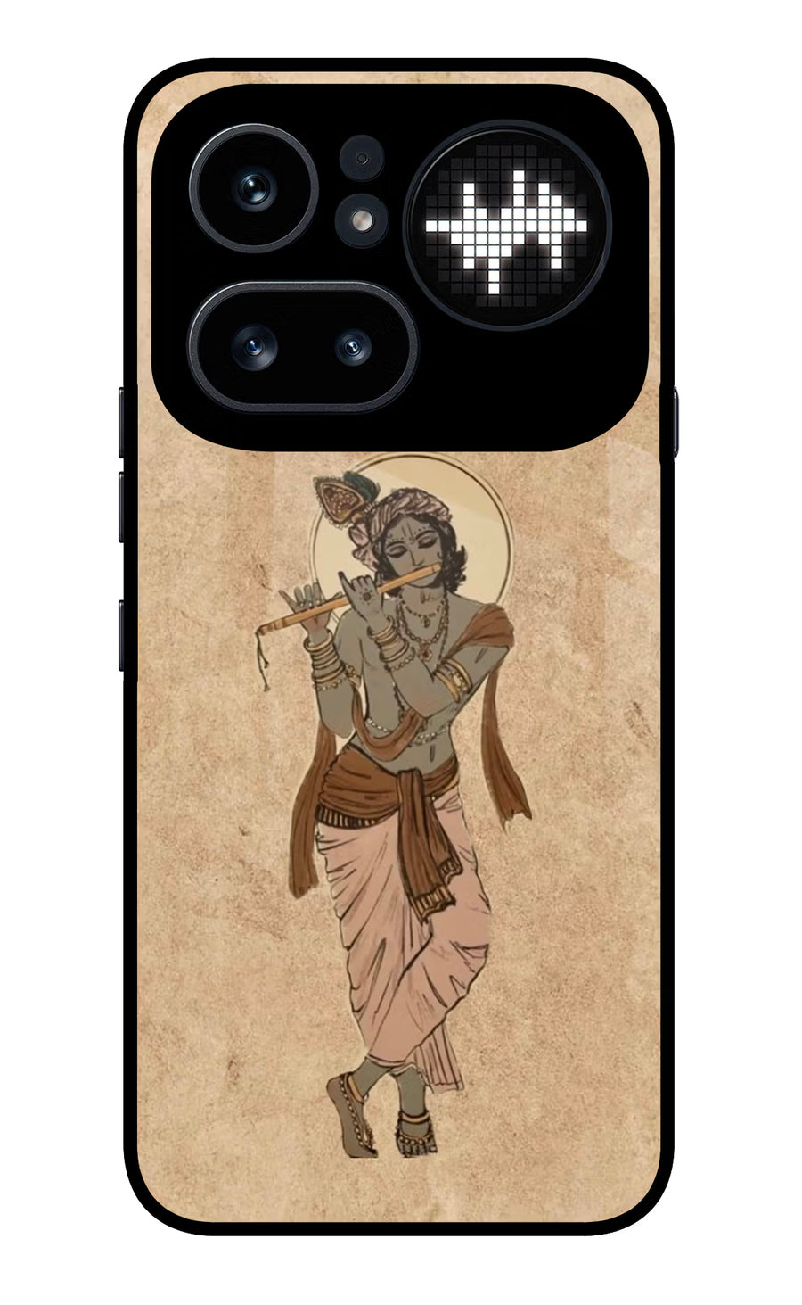Krishna Nothing Phone 4a Pro Back Cover, Glass case