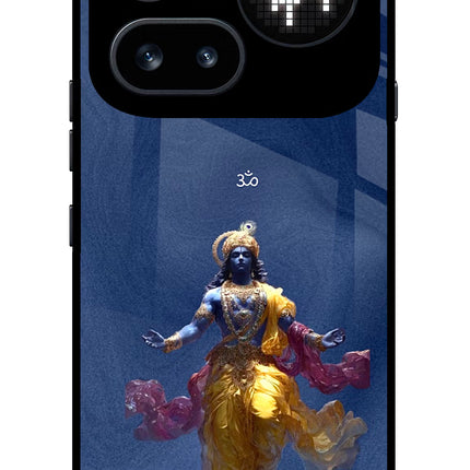 Cosmic Krishna Nothing Phone 4a Pro Glass Case