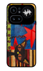Pop Cat Nothing Phone 4a Pro Glass Case