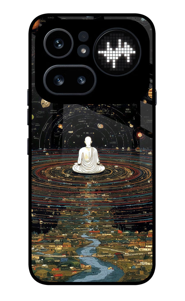 Space Monk Nothing Phone 4a Pro Glass Case