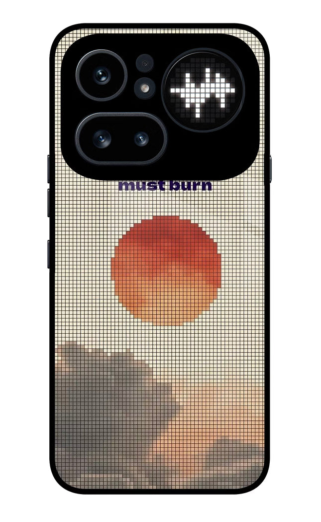 Pixel Sun Nothing Phone 4a Pro Glass Case