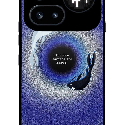 Dark Koi Nothing Phone 4a Pro Glass Case