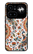 White Mayura Nothing Phone 4a Pro Glass Case
