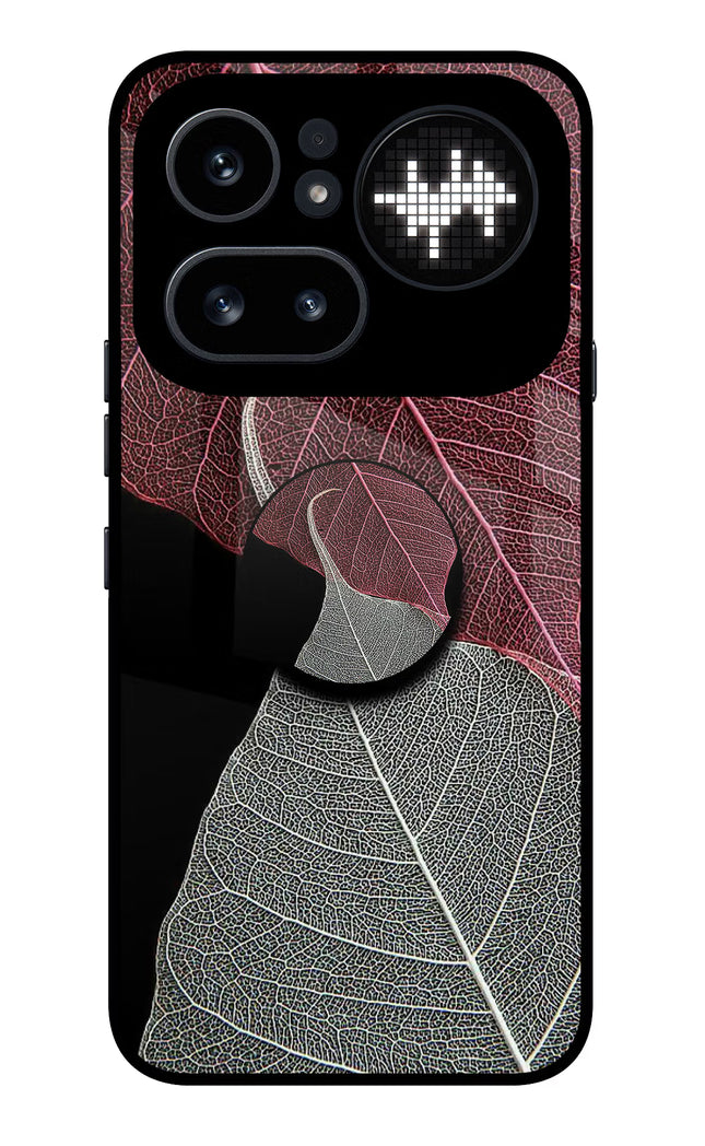 Leaf Pattern Nothing Phone 4a Pro Pop Case by Casekaro
