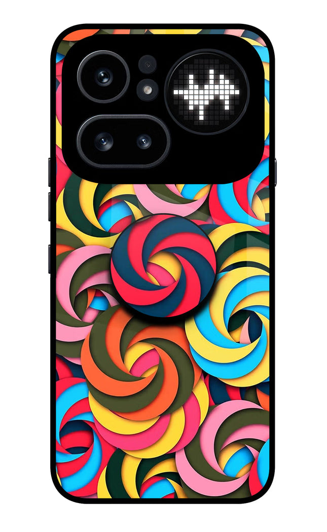 Spiral Pattern Nothing Phone 4a Pro Pop Case by Casekaro
