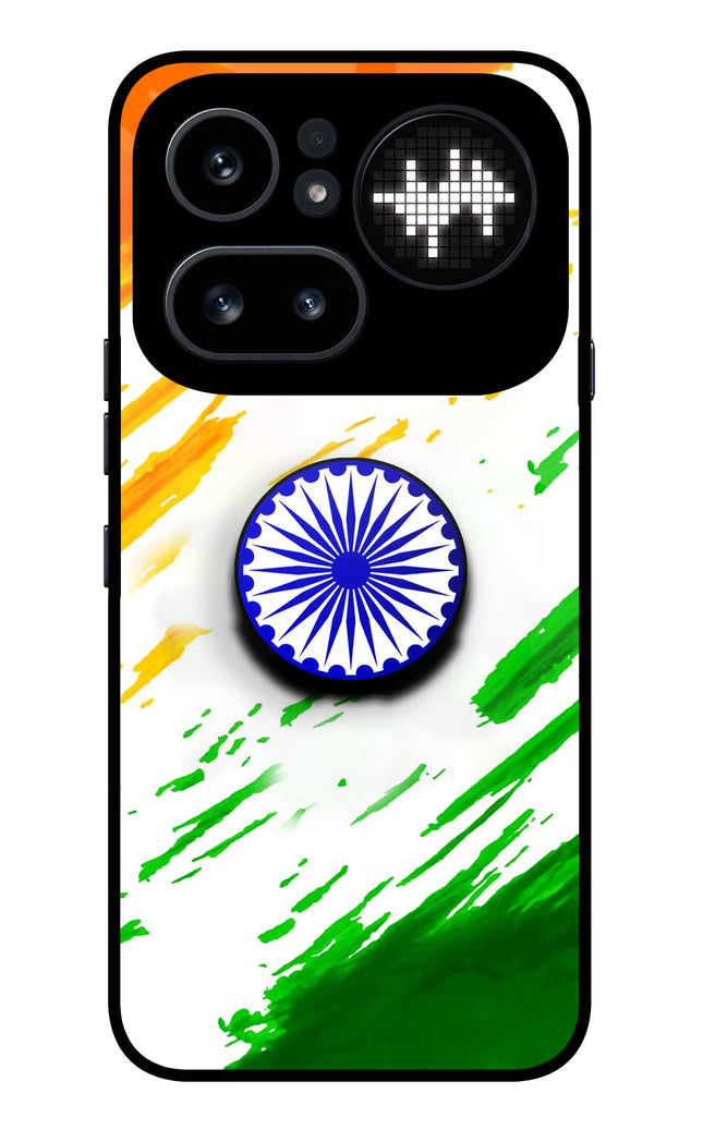 Indian Flag Ashoka Chakra Nothing Phone 4a Pro Pop Case by Casekaro