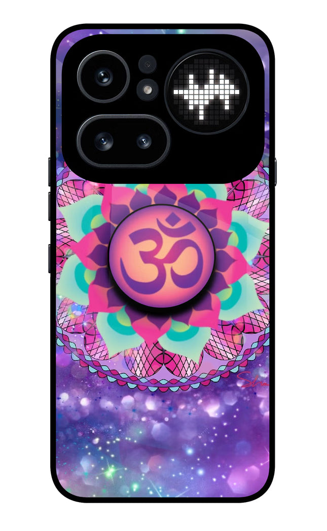 Om Purple Nothing Phone 4a Pro Pop Case by Casekaro