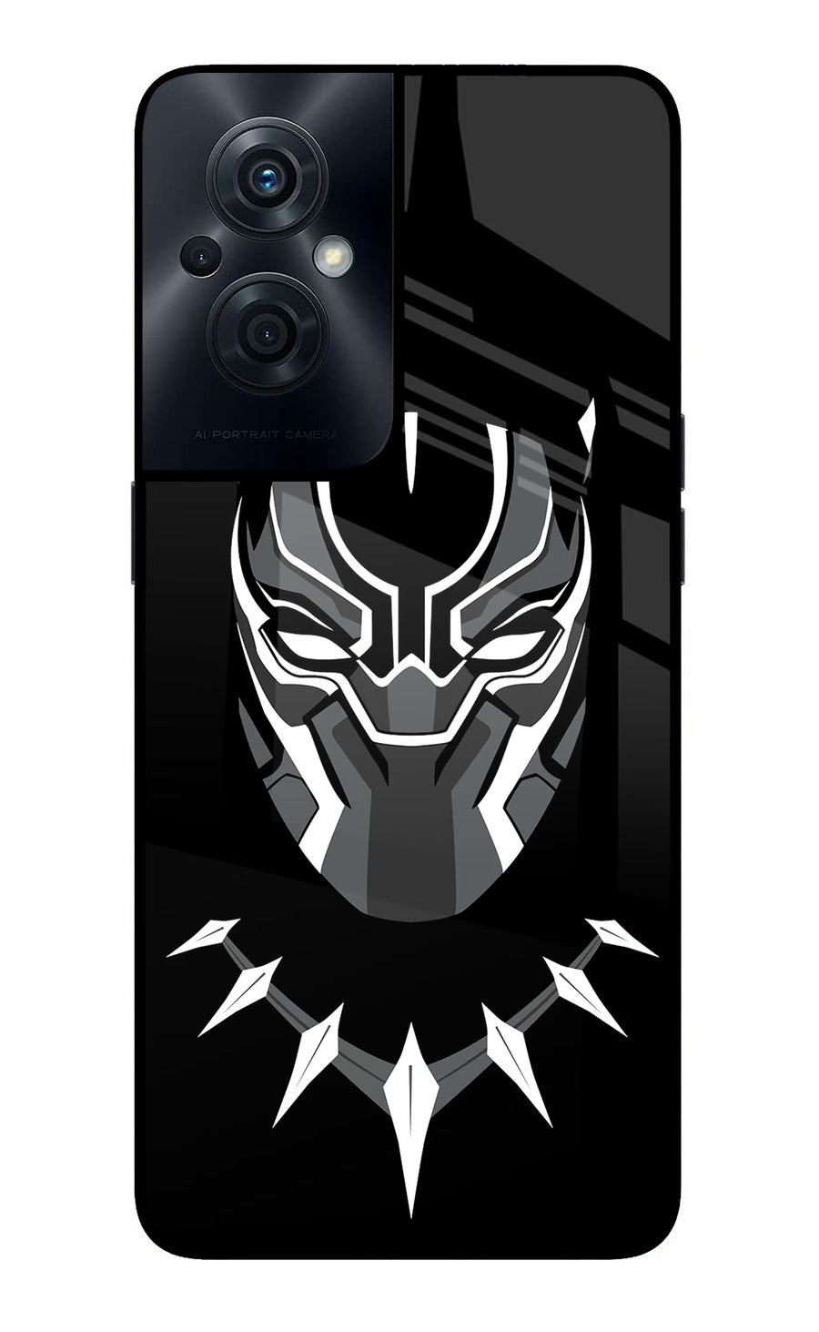 Black Panther OPPO F21s Pro 5G Back Cover, Glass case
