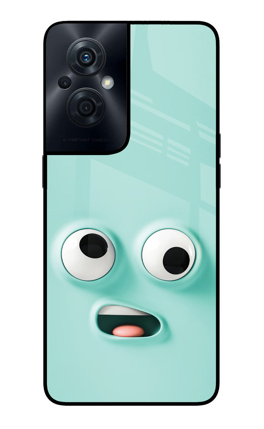 Funny Cartoon OPPO F21s Pro 5G Back Cover, Glass case