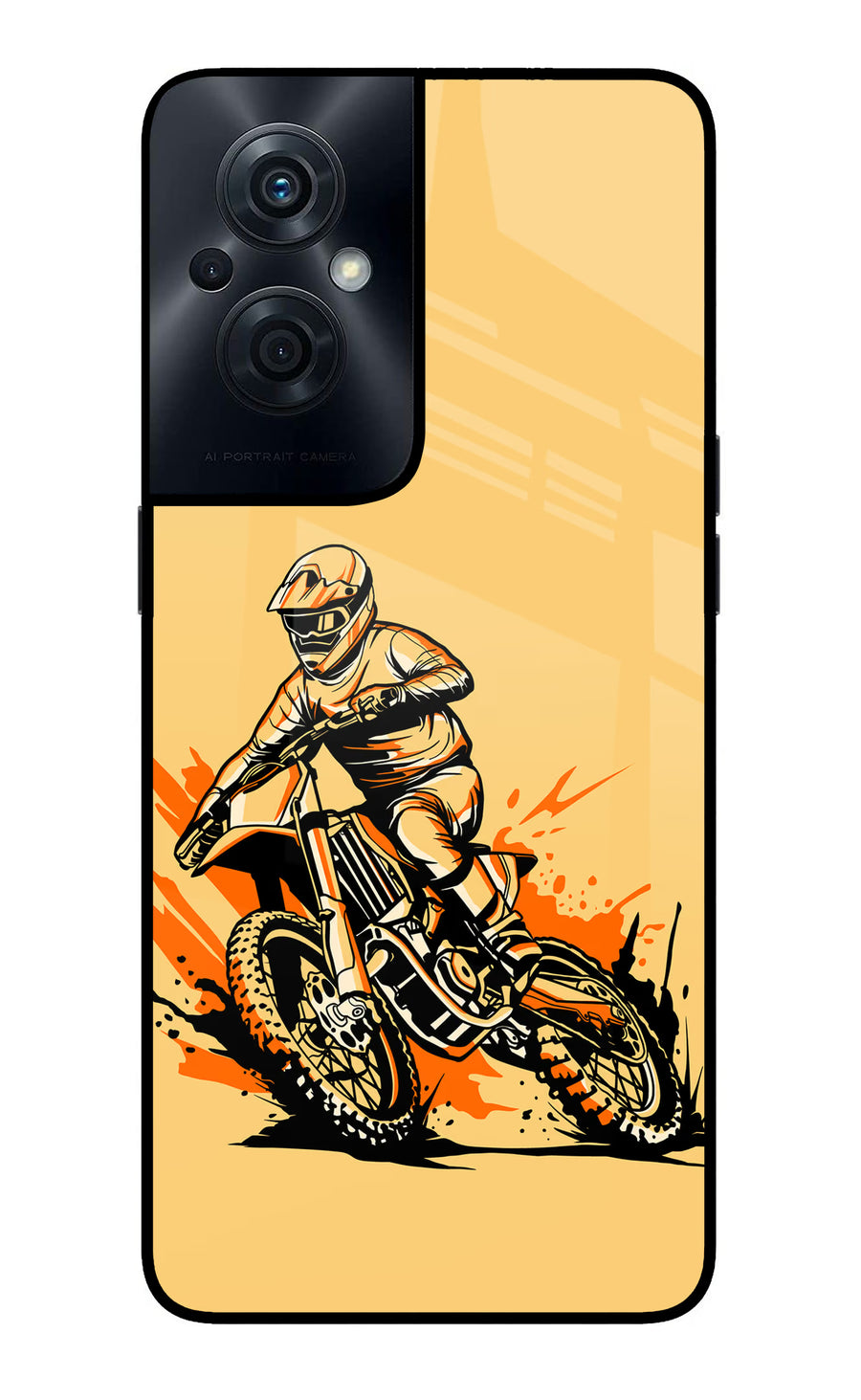 Off-Road Fury OPPO F21s Pro 5G Back Cover, Glass case