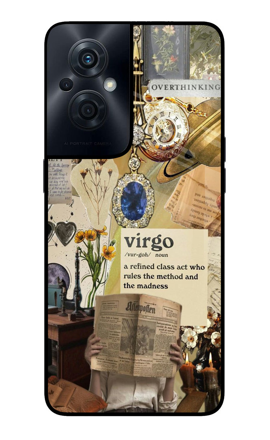 Virgo Zodiac OPPO F21s Pro 5G Back Cover, Glass case