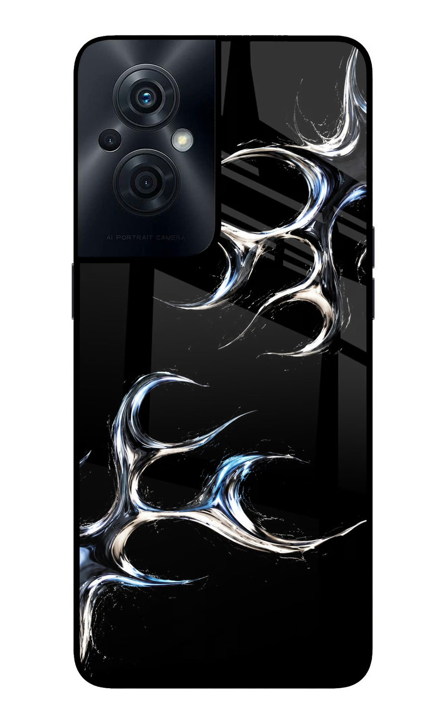 Chrome Tribal OPPO F21s Pro 5G Back Cover, Glass case