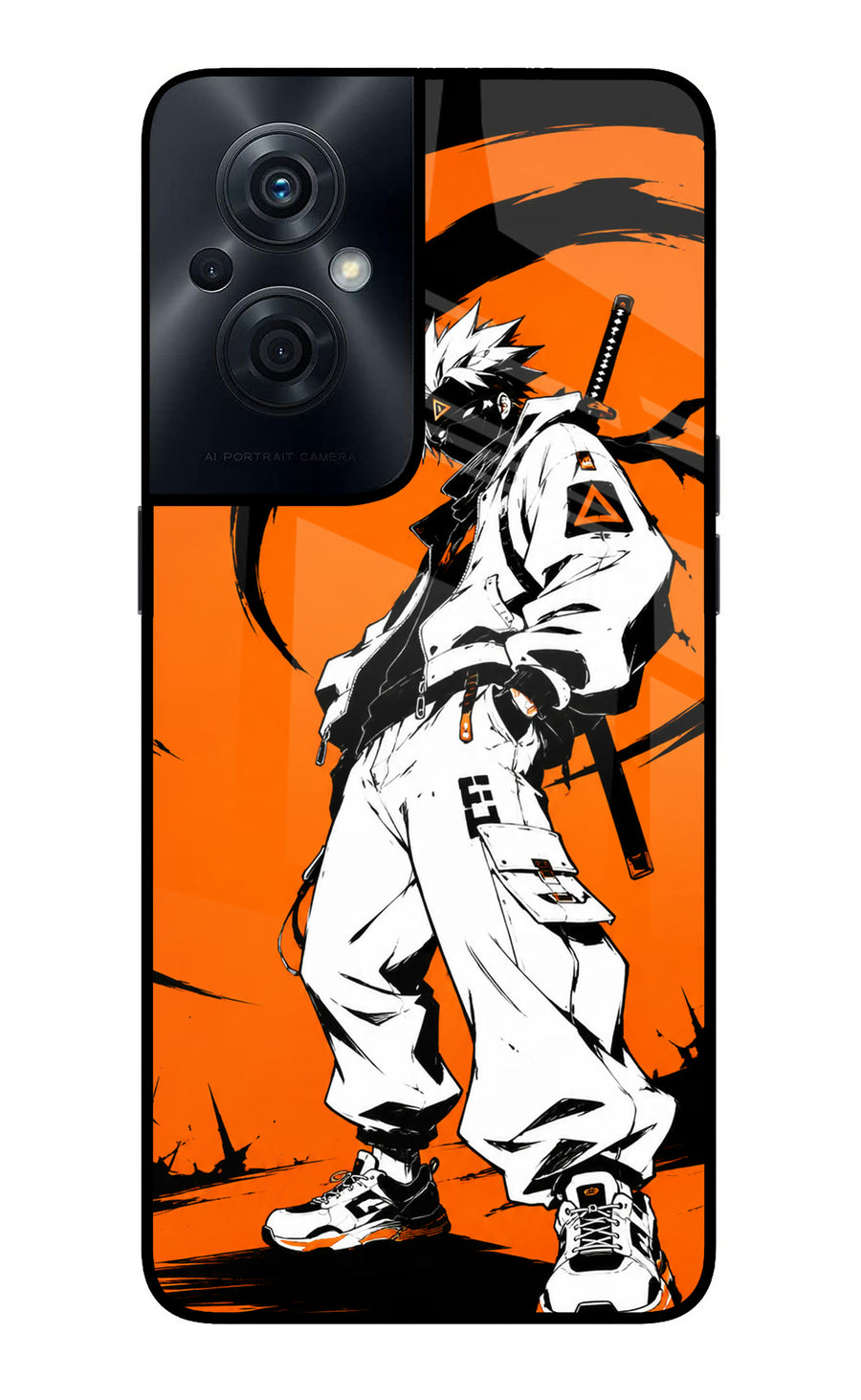 Street Samurai OPPO F21s Pro 5G Back Cover, Glass case