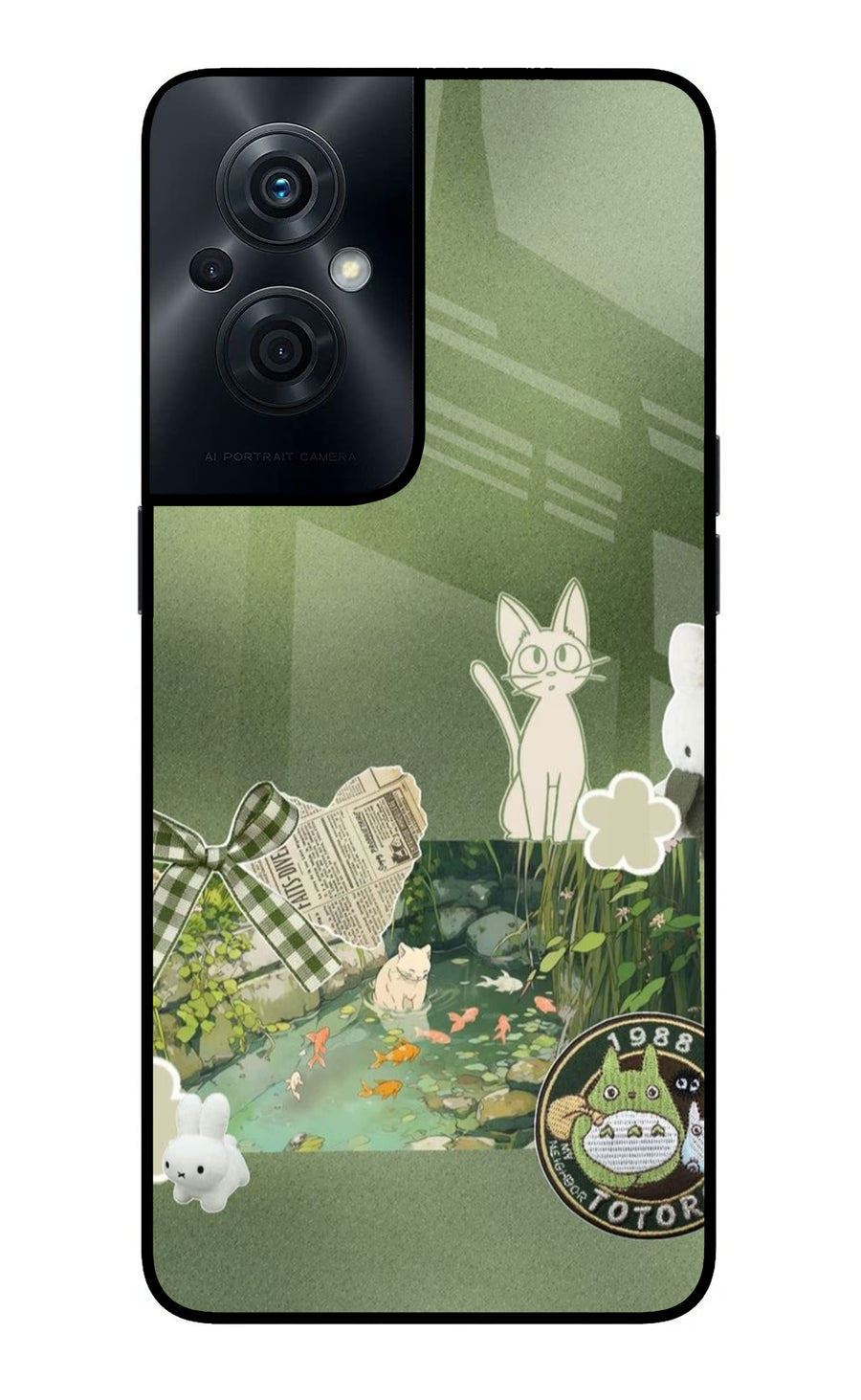 Aesthetic anime OPPO F21s Pro 5G Back Cover, Glass case