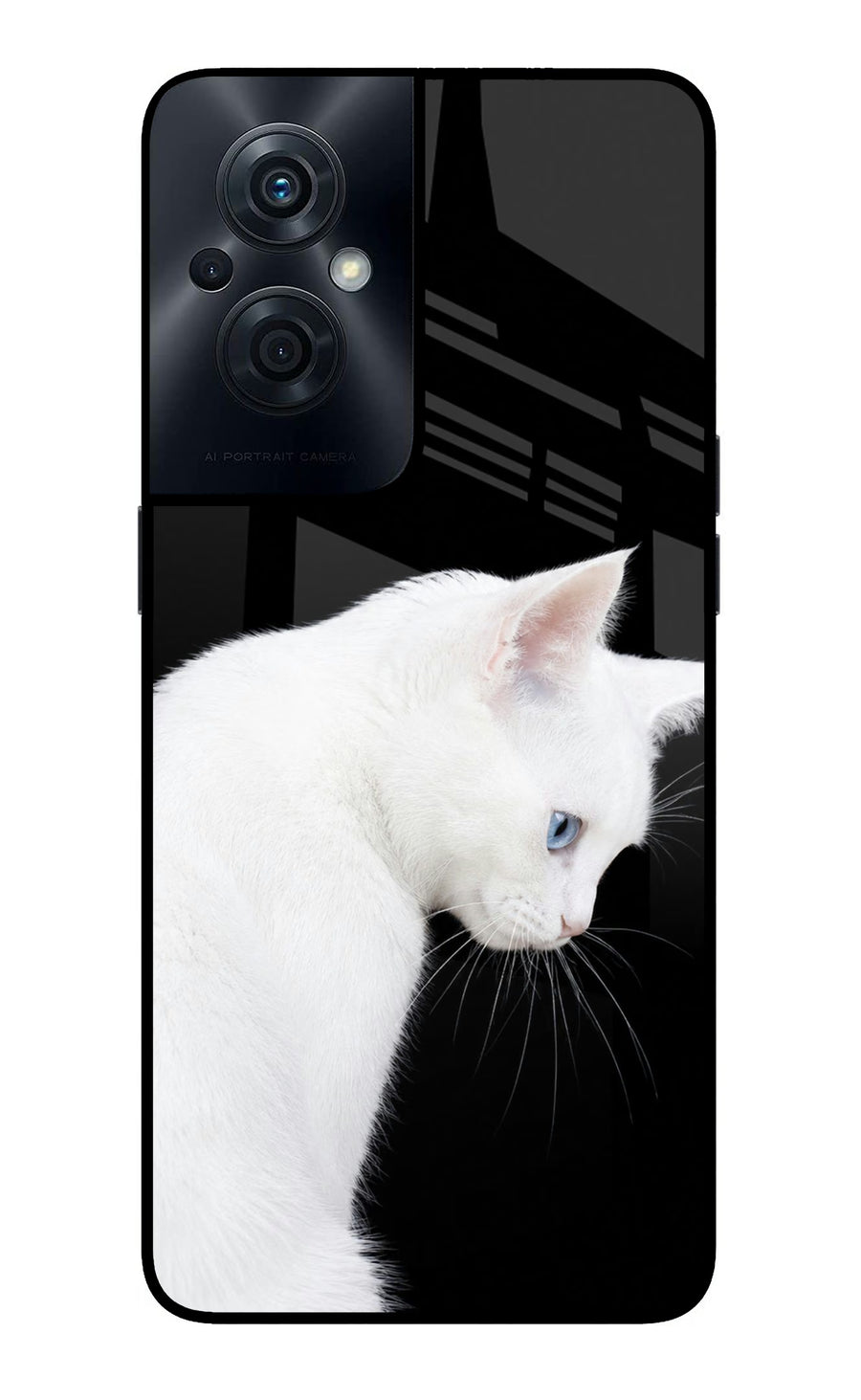 Snow Gaze OPPO F21s Pro 5G Back Cover, Glass case