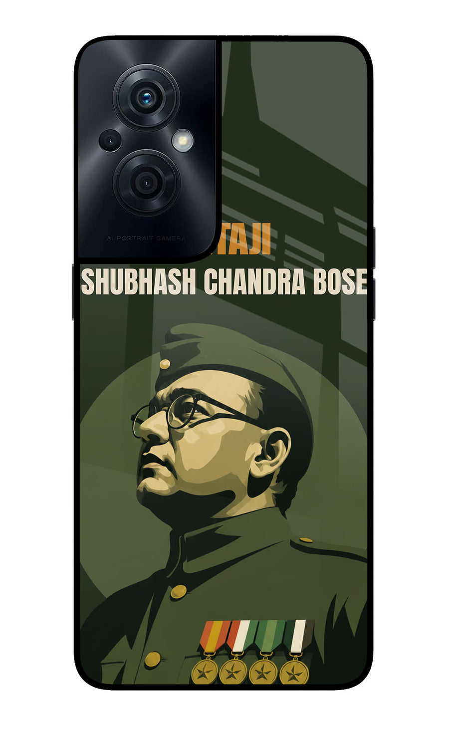 Netaji Legacy OPPO F21s Pro 5G Back Cover, Glass case