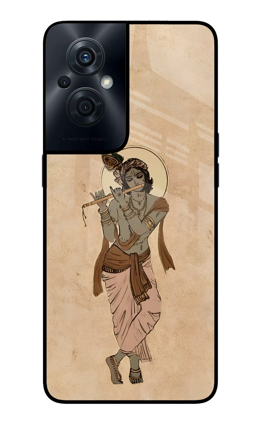 Krishna OPPO F21s Pro 5G Back Cover, Glass case