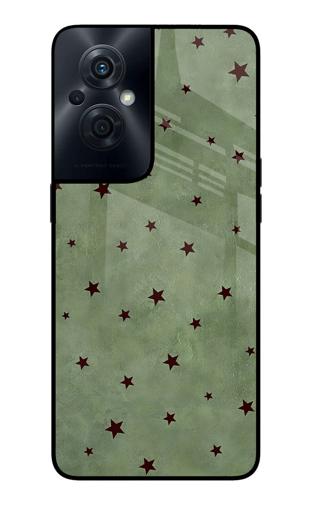 Green Stars OPPO F21s Pro 5G Glass Case