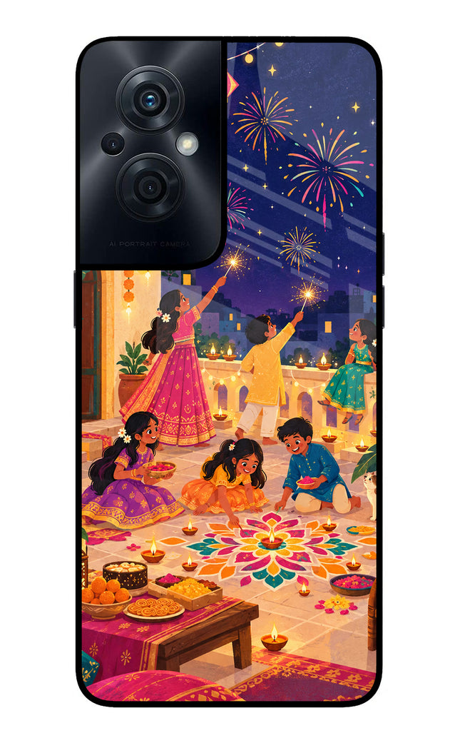 Diwali Night OPPO F21s Pro 5G Glass Case