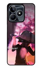 Forever Cat Realme Narzo N53 Glass Case Back Cover by Casekaro
