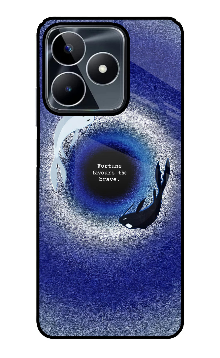 Dark Koi Realme Narzo N53 Back Cover, Glass case
