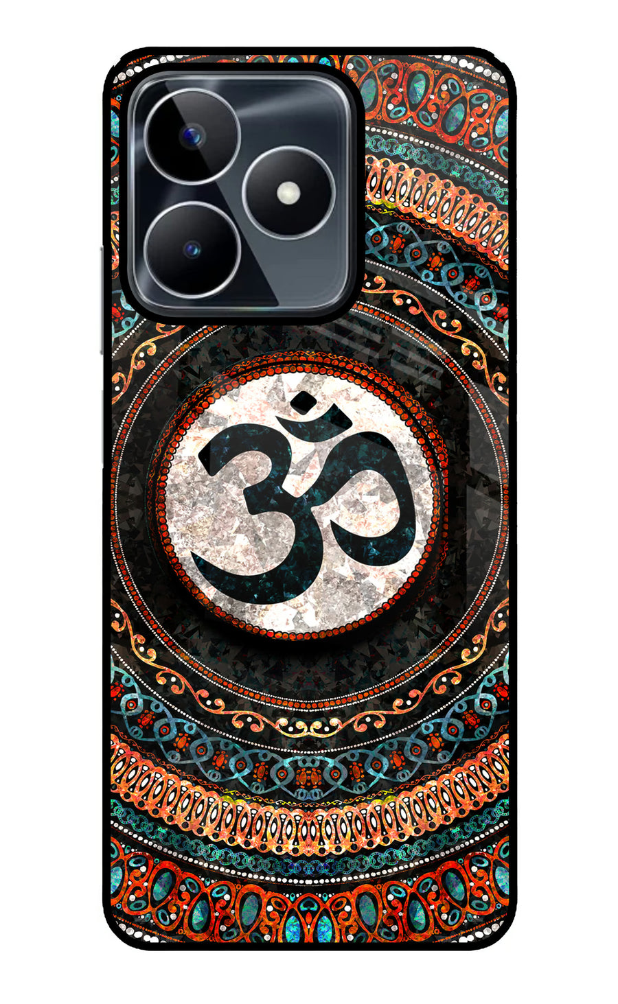 Om Culture Realme Narzo N53 Pop Case, Glass case