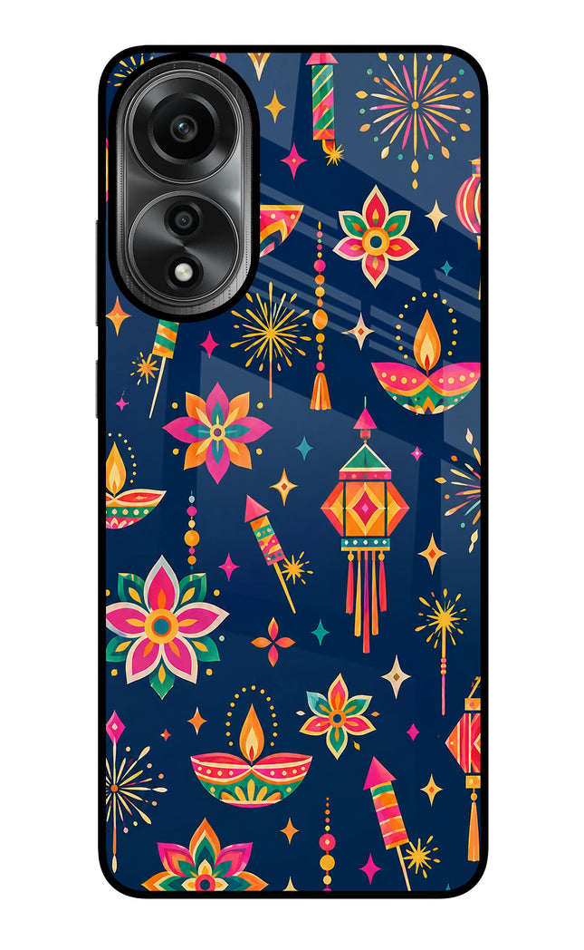Festive Pop Oppo A78 4G Glass Case