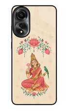 Goddess Lakshmi Oppo A78 4G Glass Case
