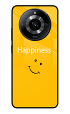 Happiness With Smiley Realme Narzo 60 5G Glass Case Back Cover by Casekaro