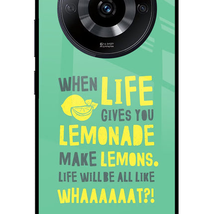 Quote Realme Narzo 60 5G Glass Case Back Cover by Casekaro