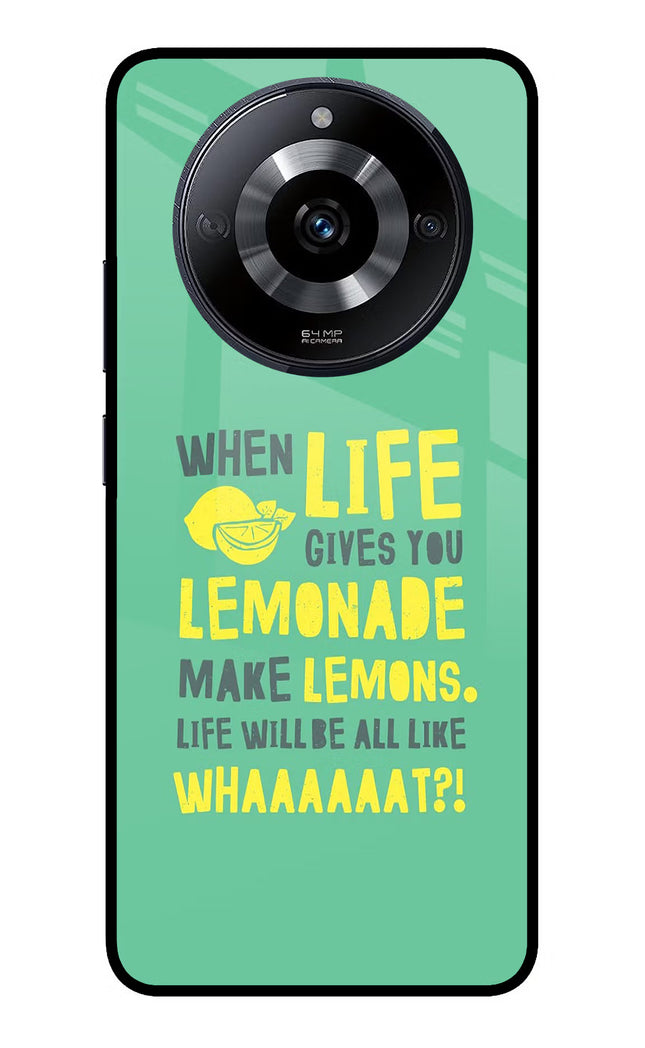 Quote Realme Narzo 60 5G Glass Case Back Cover by Casekaro