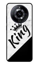 King Realme Narzo 60 5G Glass Case Back Cover by Casekaro