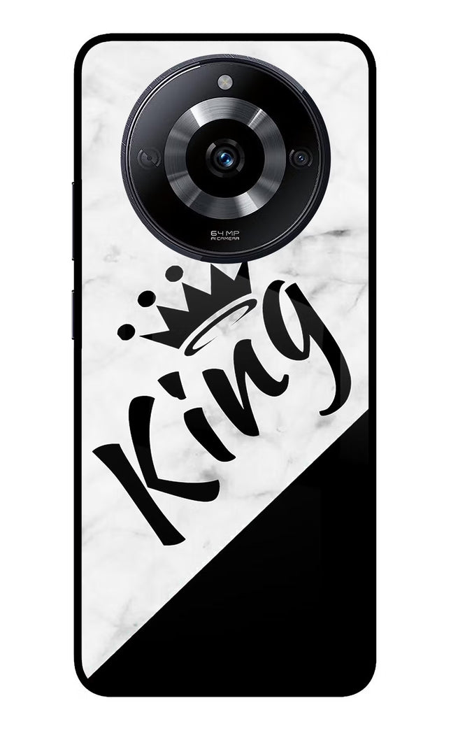 King Realme Narzo 60 5G Glass Case Back Cover by Casekaro