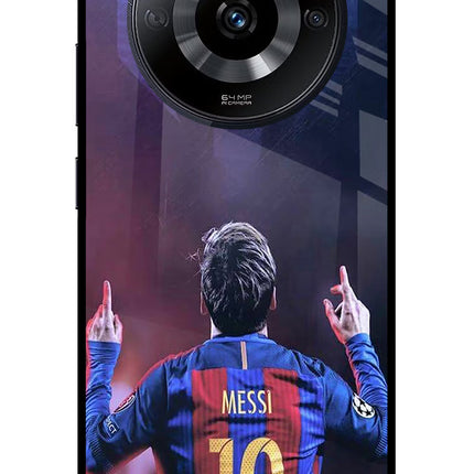 Messi Realme Narzo 60 5G Glass Case Back Cover by Casekaro