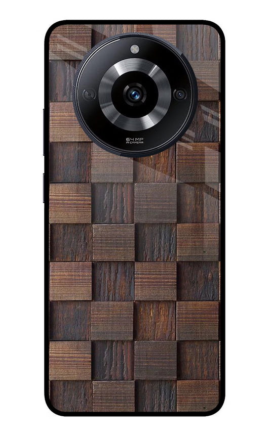 Wooden Cube Design Realme Narzo 60 5G Glass Case