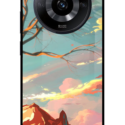 Scenery Realme Narzo 60 5G Glass Case Back Cover by Casekaro