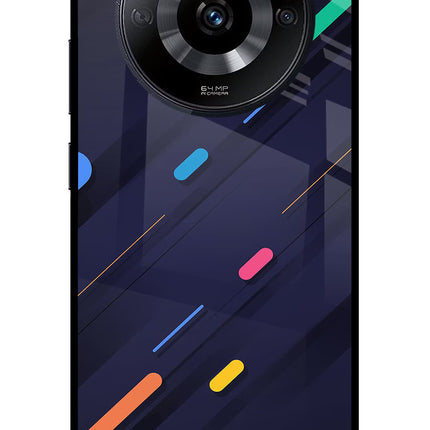 Abstract Design Realme Narzo 60 5G Glass Case Back Cover by Casekaro