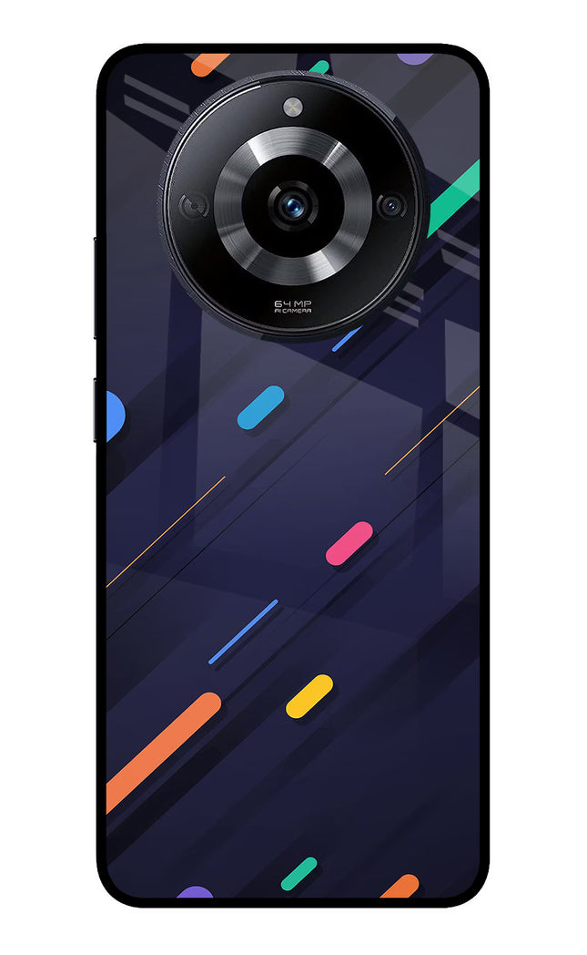 Abstract Design Realme Narzo 60 5G Glass Case Back Cover by Casekaro
