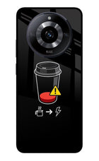 Coffee Realme Narzo 60 5G Glass Case Back Cover by Casekaro