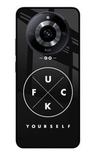 Go Fuck Yourself Realme Narzo 60 5G Glass Case Back Cover by Casekaro