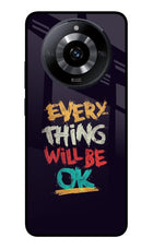 Everything Will Be Ok Realme Narzo 60 5G Glass Case Back Cover by Casekaro