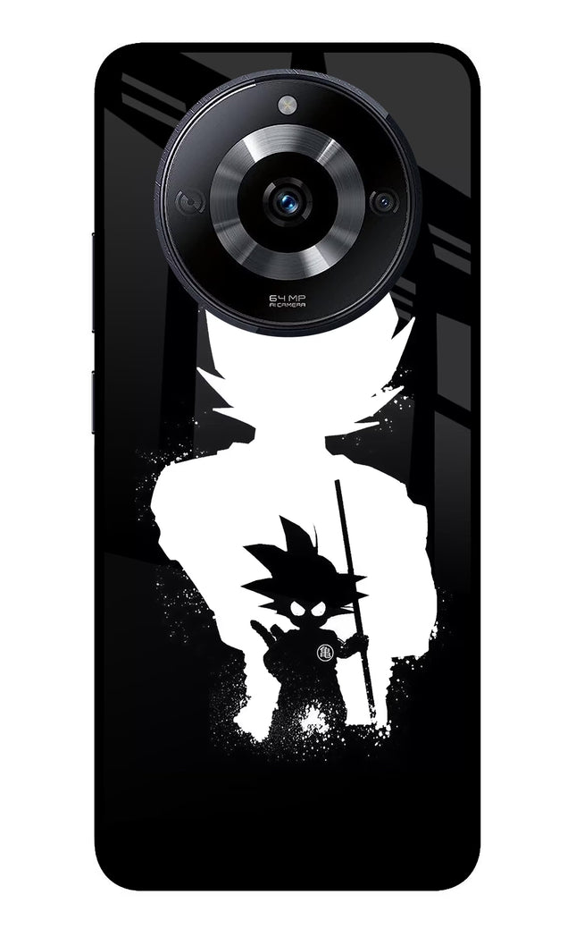 Goku Shadow Realme Narzo 60 5G Glass Case Back Cover by Casekaro