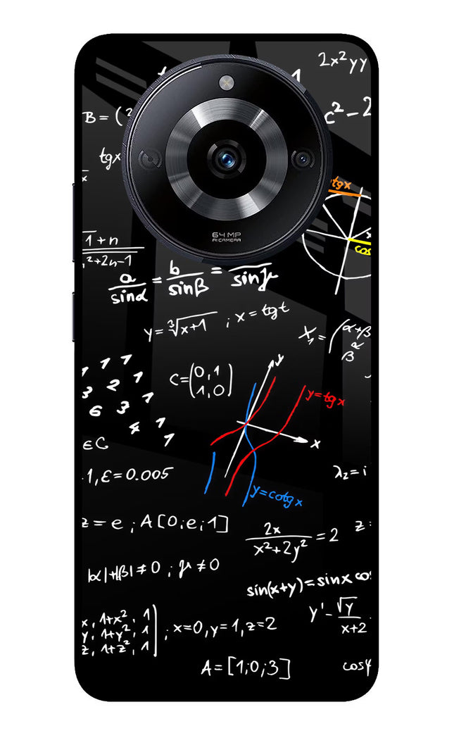 Mathematics Formula Realme Narzo 60 5G Glass Case Back Cover by Casekaro