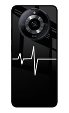 Heart Beats Realme Narzo 60 5G Glass Case Back Cover by Casekaro