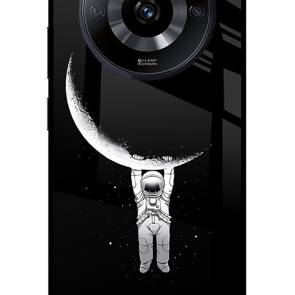 Moon Space Realme Narzo 60 5G Glass Case Back Cover by Casekaro