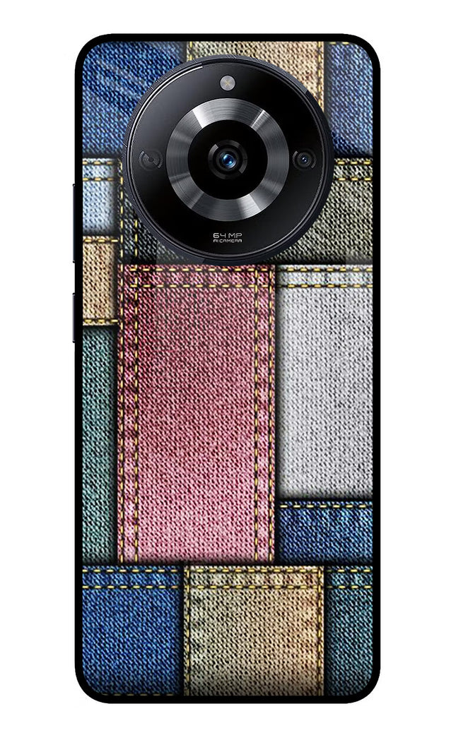 Multicolor Jeans Realme Narzo 60 5G Glass Case Back Cover by Casekaro
